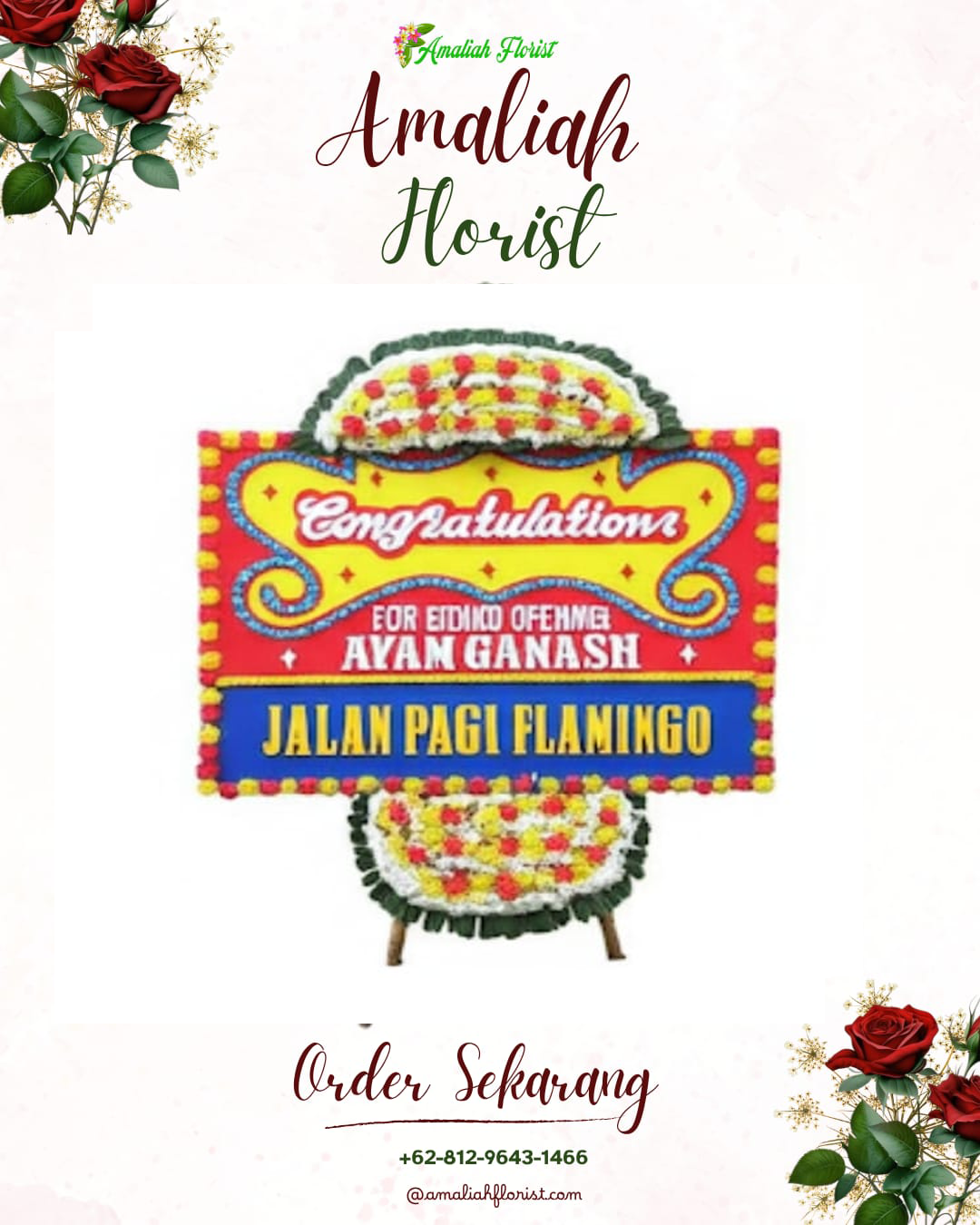 Sewa Papan Bunga Taman